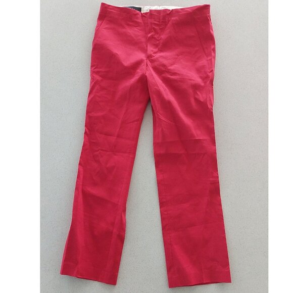 NWOT GUCCI 2014 Alessandro Michele Slim Red Crop Trouser Pant Sz 8 *READ - Picture 1 of 10